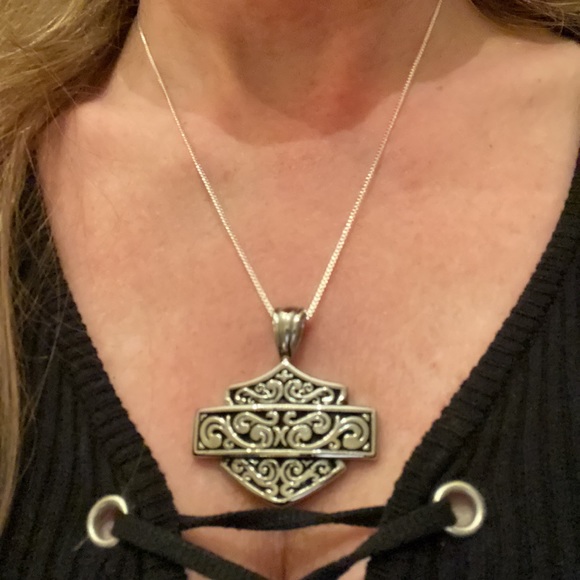 Silver HD Pendant Necklace - Picture 6 of 13